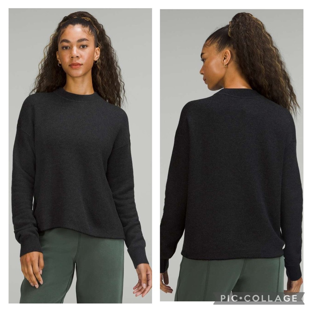 Lululemon Reversible Double-Knit Crew Neck Sweater Size 2